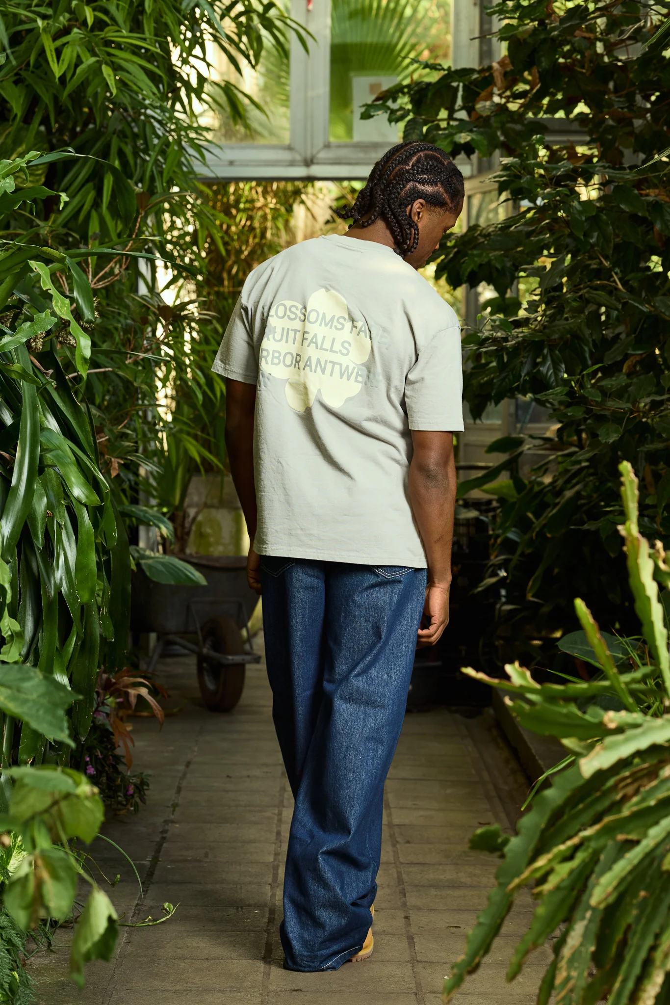 Beige Blossoms T-shirt - Image 5